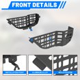 thumbnail image 4 of Steel Rear Door Pocket Molle Panels for 2018-2025 Jeep Wrangler JL,for 2020-2025 Jeep Gladiator JT 4 Door,Interior Door Storage Expansion Accessories, 4 of 6