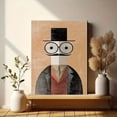 thumbnail image 6 of Qisvanset Retro Gentleman Portrait Canvas Wall Art 15.75x11.81 INCHES, 6 of 8