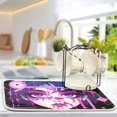 thumbnail image 5 of FREEAMG Cool Girl Absorbent Dish Drain Mat,18"x16" Dish Drying Mats for Kitchen Counter,Dish Drying Pads for Sinks,Draining Racks, 5 of 7