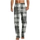 thumbnail image 2 of Pantalones largos para hombre, ropa de dormir para el hogar, pantalones de pierna recta con estampado fino, pantalones casuales para hombre, pantalones para hombre, 2 of 5