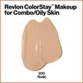 thumbnail image 2 of Revlon Colorstay Liquid Foundation Makeup For Combination/Oily Skin Spf 15, Longwear Medium-Full Coverage With Matte Finish, Nude (200), 1.0 Oz, 2 of 3