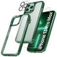 thumbnail image 1 of SZTXJ [3 in 1] Designed for iPhone 13 Pro Max, with 2 Tempered Glass Screen Protectors + 2 Camera Lens Protectors Shockproof Slim Cover Military Grade, 1 of 5