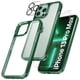thumbnail image 1 of SZTXJ [5 in 1] Designed for iPhone 13 Pro 6.1' Case (Green), with 2 Packs Tempered Glass Screen Protector + 2 Packs Shockproof Slim Cover Camera Lens, 1 of 5