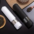 thumbnail image 3 of Electric Salt And Pepper Grinder Set - Automatic Spice Mill With Adjustable Coarseness - Perfect For Cooking & BBQs!, 3 of 8