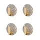 thumbnail image 1 of Ounissouiy 4 piezas de ganchos de pared transparentes, colgador de ropa de tela, organizador de puerta de baño multifuncional sin perforaciones Accesorios de baño Redondo/4 piezas, 1 of 6