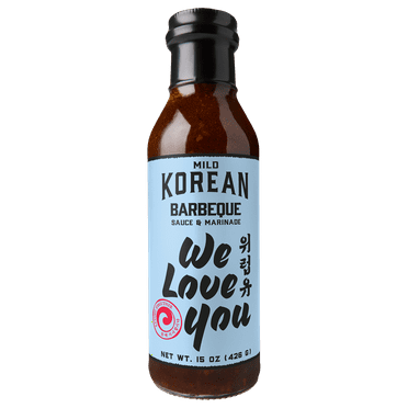 We Love You Mild Korean BBQ Sauce & Marinade, 15oz