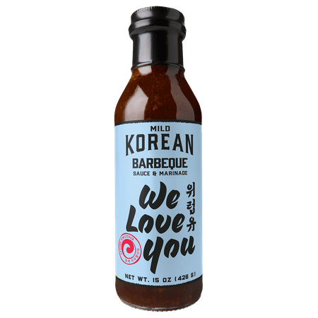 We Love You Mild Korean BBQ Sauce & Marinade, 15oz