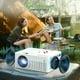 thumbnail image 5 of Miniproyector KEEPWISE 720P nativo 1080P compatible con WiFi/Bluetooth, 5 of 7