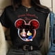thumbnail image 2 of Valentine's Day Gift Disney Mickey Mouse Women's Crewneck High-Quality Casual 100% Cotton T-shirt Free ShippingXS Gao Jinjia LED, 2 of 2