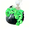 Green, variant on Halloween Bubble Skull Witch Cauldron Decor, Spooky Eyeball & Skeleton Halloween Prop with Green Bubbles, Perfect for Halloween Fireplace, Tabletop, Mantel, Halloween Party Decoration