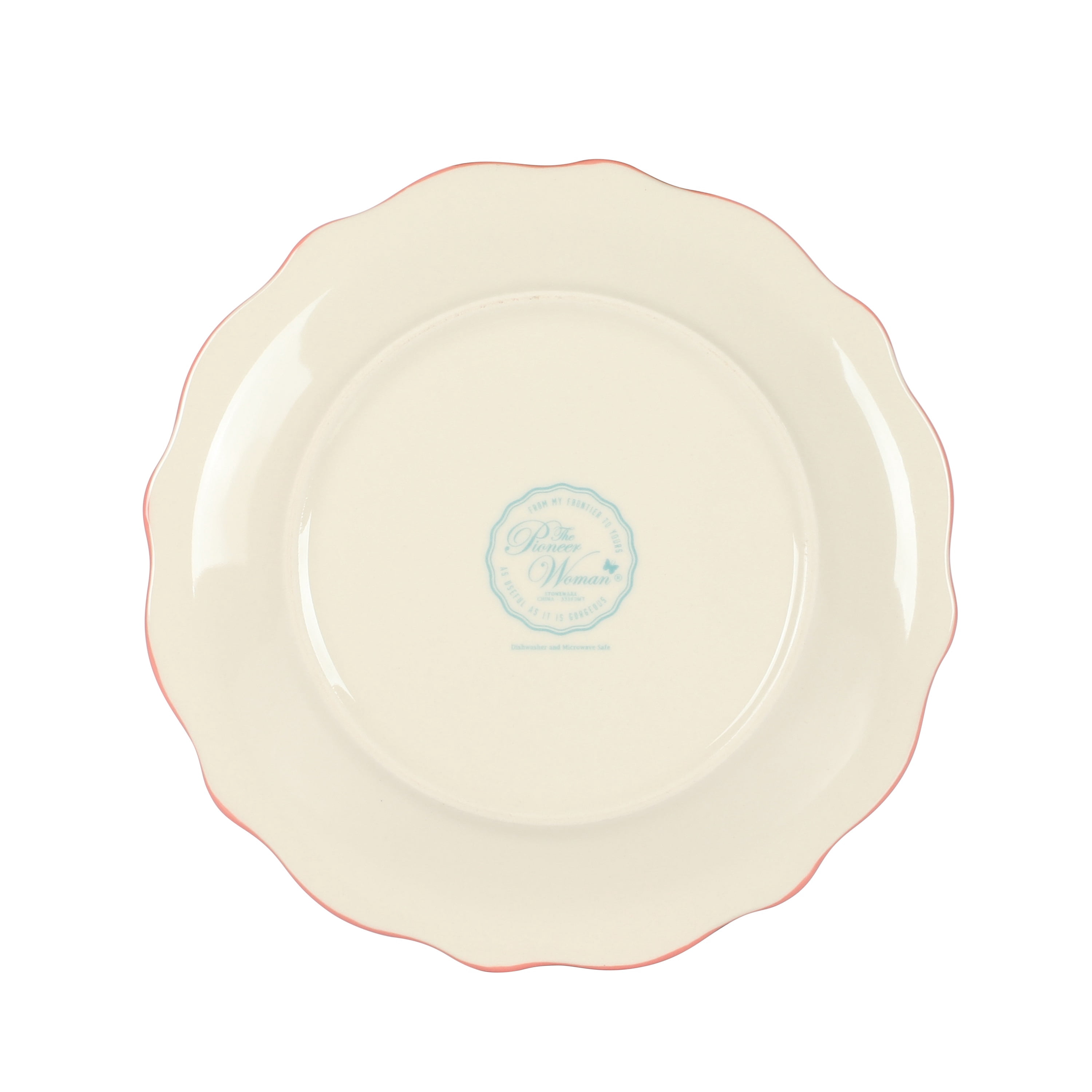 The Pioneer Woman Gingham Check Appetizer Plate, Red