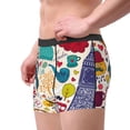 thumbnail image 2 of Yiaed London Symbols Print Men's Soft Cotton Boxer Shorts Breathable Boxers Underwear Moisture-Wicking Underwear Stretch Boxer Briefs for Man-Large, 2 of 5