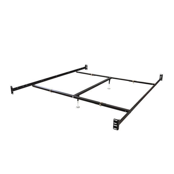 Bolt On Bed Rails Queen/Eastern King with center support and 2 Glides