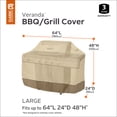 thumbnail image 5 of Classic Accessories Veranda Barbecue BBQ Grill Patio Storage Cover, Up to 64" Wide, Large, 5 of 12