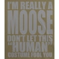 thumbnail image 4 of Old Glory Mens Human Moose Costume Short Sleeve Graphic T Shirt, 4 of 6
