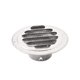 thumbnail image 2 of Conducto de ventilación de pared exterior redondo con rejilla de acero inoxidable para circulación de aire, 2 of 8