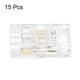 thumbnail image 3 of Conector de tira LED de 15 piezas, conector de 3 pines de 10 mm para luces de tira, conector adaptador de luz LED sin soldadura transparente, 3 of 6
