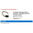 thumbnail image 2 of Air Charge Temperature Sensor Connector - Compatible with 1992 Chevy Camaro, 2 of 2