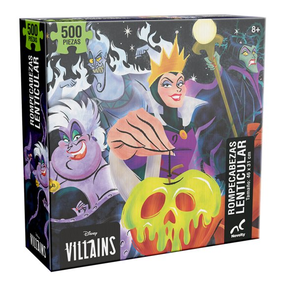 Rompecabezas Disney Lenticular Villanos 500 piezas
