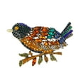 thumbnail image 2 of Broche de animal, broche de diamantes de imitación, joyería decorativa, prendedor de solapa, broche, insignia Vistoso, 2 of 9