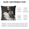 thumbnail image 5 of Orinice Owl Graphic Decorative Cushion Throw Pillow Cover for Home Couch Living Room Bed Sofa - Multi-Purpose Pillow Case for Year-Round Use - 1PC 12x12in, 5 of 5