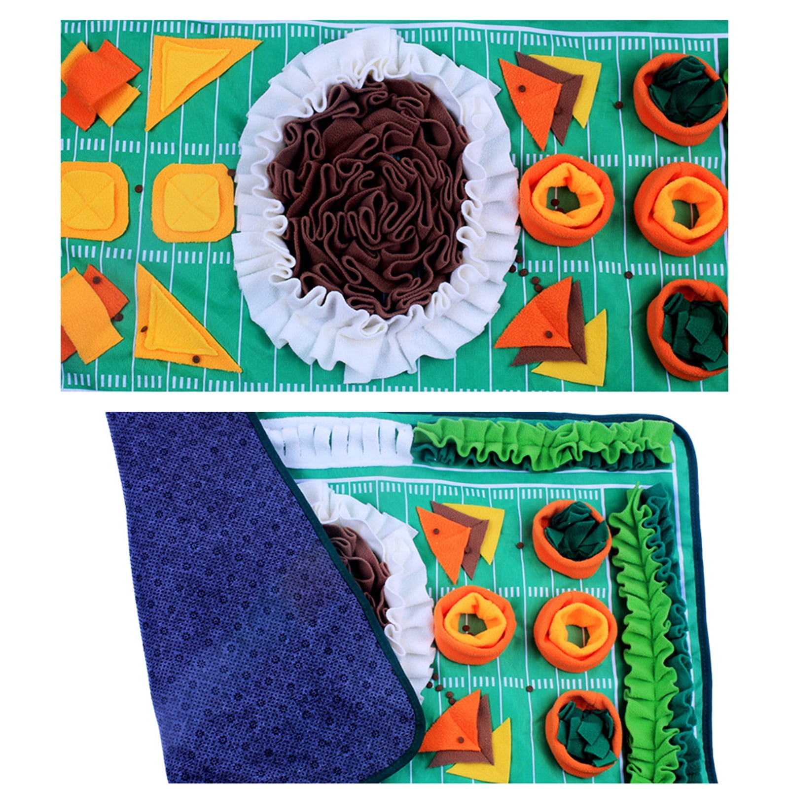 Interactively Scent Sniffing Puzzle Mats Machine Washable Enrichment Smell Mats for Dog and Cats Mental Stimulation