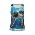 thumbnail image 4 of Lsque Watercolor Turtle Printed Workout Tank Tops for Women, Athletic Sports Tank Tops, Compression Sleeveless Dry Fit Shirts,Sleeveless Yoga Shirt-Large, 4 of 9