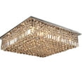 thumbnail image 4 of Modern Flush Mount LED Ceiling Lamp K9 Crystal Chandelier Pendant Light Fixture, 4 of 12
