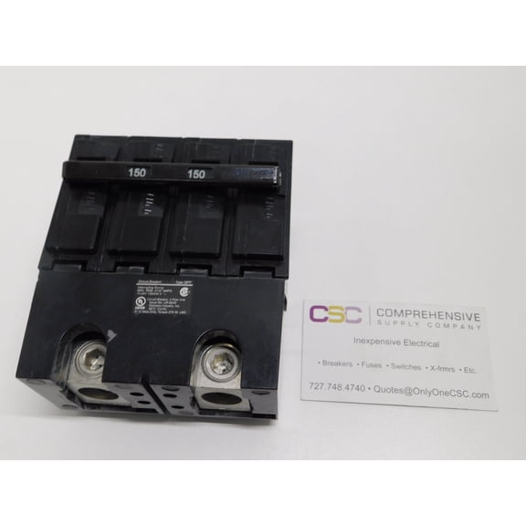 SIEMENS  150A AMP 2P POLE 10kA@120/240V PLUG ON CIRCUIT BREAKER - Q2150B - NNB