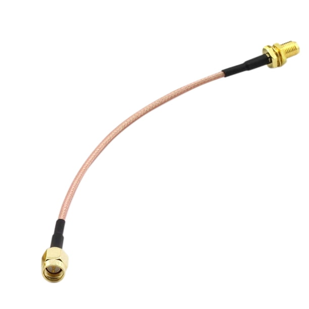 RF línea de conexión puente de cable coaxial Conector de cable extensor de antena Cable SMA macho a SMA hembra Adaptador 1/2/4/6 Piezas Sweethay TX1011-01
