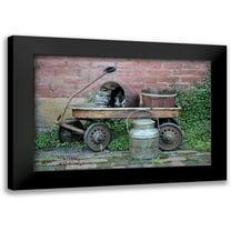Jacobs, Billy 14x11 Black Modern Framed Museum Art Print Titled - Milk Wagon