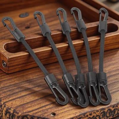 Pawsdot 5Pcs Elastic Hook Strap for Outdoor Camping and Daily Use with Strong Buckle