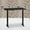 Black, variant on Emma + Oliver 30"x48" Black Laminate Bar Table Top-5"x22" Bases