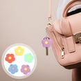 thumbnail image 2 of 5pcs Flower Key Covers Silicone Key Caps House Key Cover Caps Key Protector Caps, 2 of 5