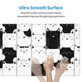 thumbnail image 4 of Pofeuu Doodle Cute Cat Print Mouse Pad,Rubber, Multipurpose Comfortable Waterproof Mousepad Desk Mat for Gamer Office Home, 4 of 8