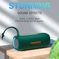 thumbnail image 2 of Altavoz Bluetooth COOPERS inalámbrico IPX5 con luces RGB impermeables, 2 of 6