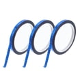 thumbnail image 1 of Cinta de franjas Unique Bargains 164.04ft x 0.31" Calcomanías de franjas para coche, motocicleta y barco, calcomanías DIY de franjas de carrera azul láser 3 Pcs, 1 of 1