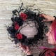 thumbnail image 5 of Couronne En Bois Mort Simulación Fleur Noire Couronne Dcorative Suspensión De Porte Arreglo De Vacances Couronne En Rotin Suspensión Murale, 5 of 5