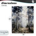 thumbnail image 4 of Stupell Industries Farmhouse Cold Woods Birch Forest Canvas Art, 16 x 20, by Franklyn Gregory, 4 of 8