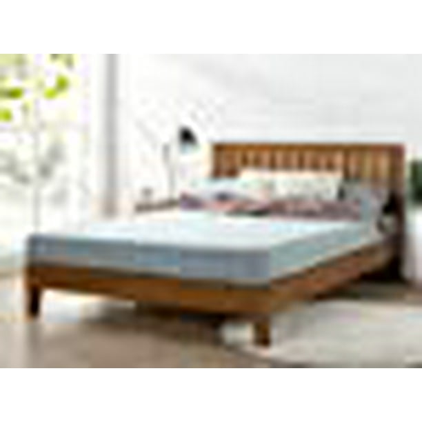 ZINUS Alexis Deluxe Wood Platform Bed Frame with Headboard Wood