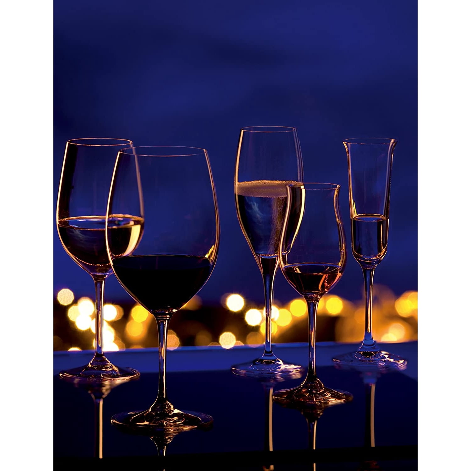 Riedel 6416/07 VINUM Stemmed Pinot Noir Crystal Red Wine Glass, Set of 2, Clear
