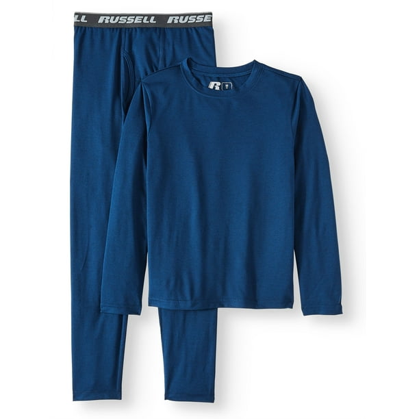 Russell Boys' Core Performance Stretch Thermal Underwear Set (Little