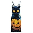 thumbnail image 5 of Halloween Scary Night Full Moon Fine Art Sleeveless Dress Summer Dress Woman 2025, 5 of 7