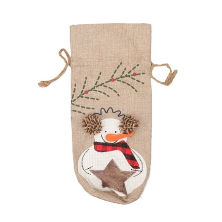 

Veki Christmas Bottle Sets Christmas Ornaments Red Bags Hotel Restaurant Holiday Dress Up Party Supplies Party Dresses for Teens