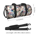 thumbnail image 2 of Sikiie Colorful Flowers Duffel Bag, Travel Bag, Sports Gym Bag - Ideal for Sports, Gym, Overnight Stays, 2 of 6