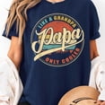 thumbnail image 3 of PAPA Like A Grandpa Only Cooler Funny Dad Papa Grandfather Unisex T-Shirt, Sizes S-5XL, Gategoo, 3 of 5