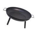 thumbnail image 4 of Chimenea redonda con antichispas para leña, parrilla para fogatas, brasero para jardín, barbacoa, patio, utensilios de cocina, 4 of 8