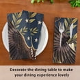 thumbnail image 4 of Iauyy Satin Napkins Set of 4- Navy-eagle Star DIY Printing Decoration Cloth Napkin- Easy Care for Home/Party, 4 of 8