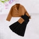 thumbnail image 2 of Odeerbi 6-14 Años Niñas Trajes de Verano de Algodón Slip Vestido de Solapa Con Muescas Blazer Chaqueta Con Bolsa de Tres Piezas Vestido Conjunto, 2 of 9