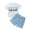 White, variant on Karoyedx Summer Clothes for Boys Toddler Baby Boy Summer Outfit 6 12 18 24 Month 1T 3T Boys Clothes Truck Baby Tee Shorts Set White Size,12-18 Months
